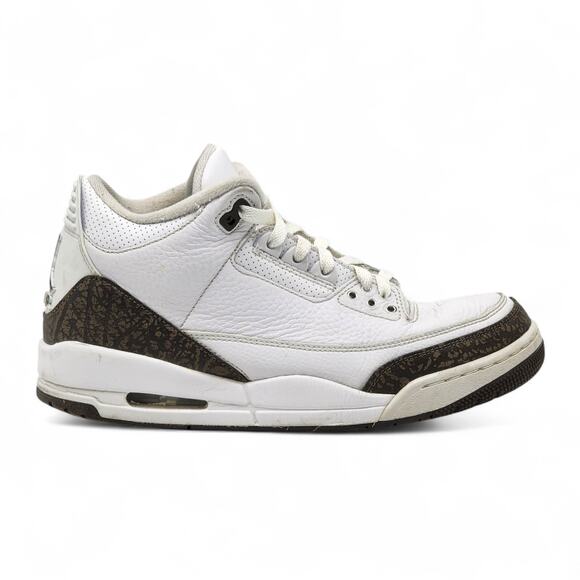 Jordan 3 Retro 2018 136064-122 Leather Basketball Shoes White Mocha US 9.5 main image 8